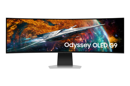 Samsung G95SC computer monitor 124.5 cm (49") 5120 x 1440 pixels Dual QHD OLED Silver