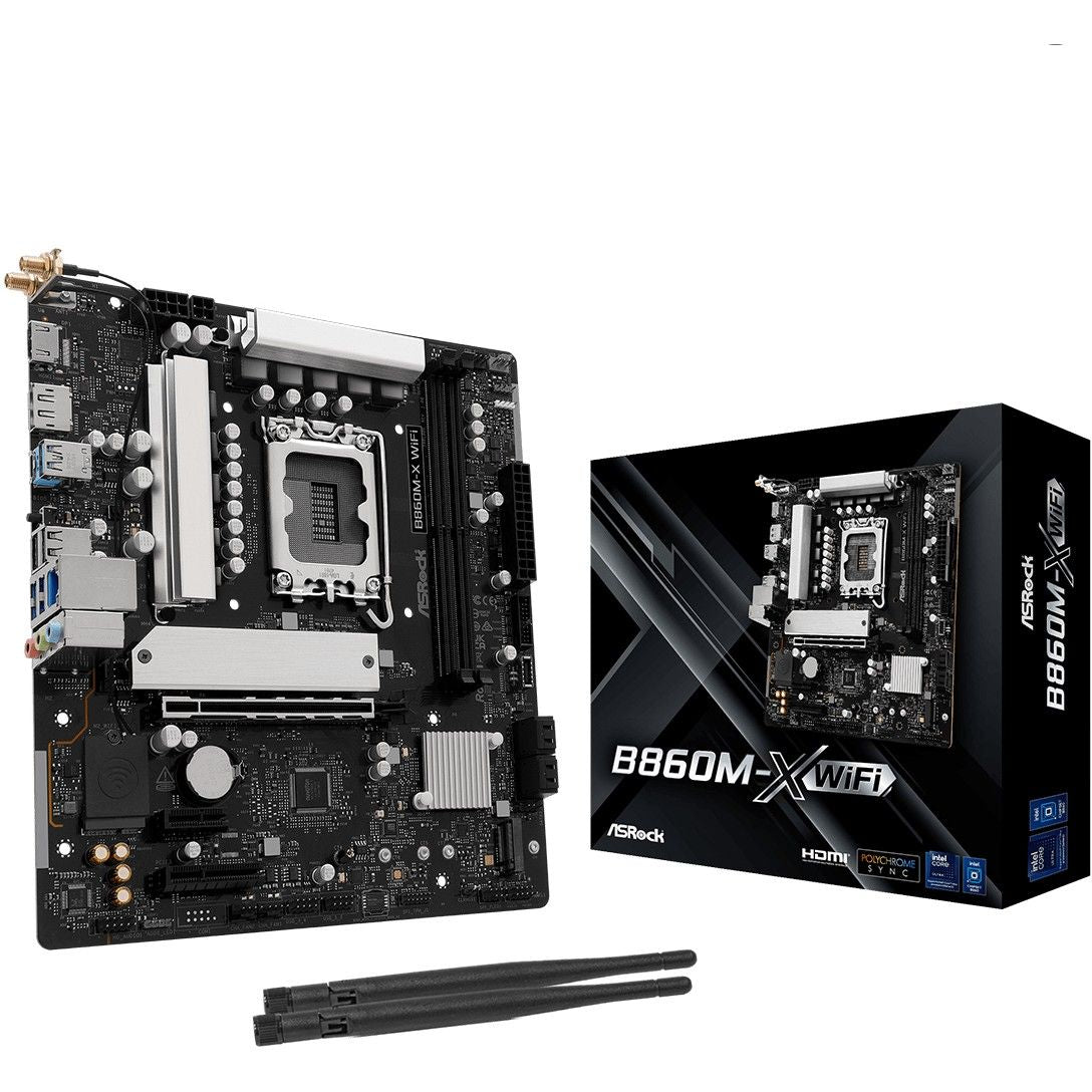B860M-X WiFi 1851 mATX HDMI / DP DDR5
