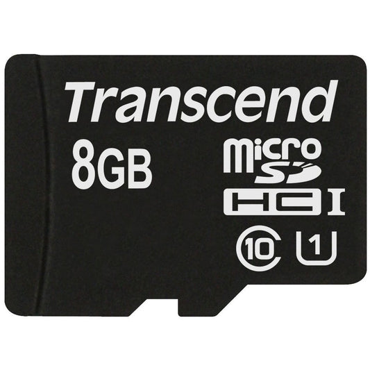 Transcend microSDXC/SDHC Class 10 UHS-I 8GB