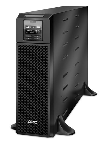 APC Smart-UPS On-Line, 5kVA, Tower, 230V, 6x C13+4x C19 IEC outlets, Network Card+SmartSlot, Extended runtime, W/O rail kit