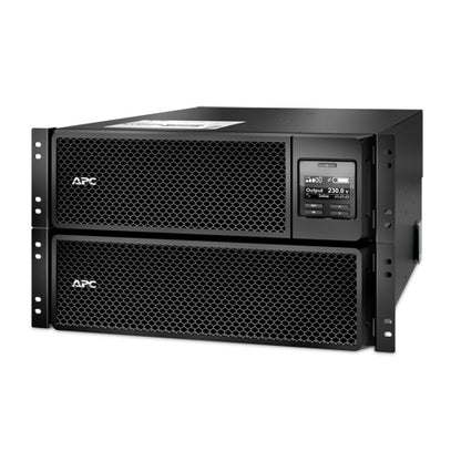 APC Smart-UPS On-Line, 8kVA/8kW, Rackmount 6U, 230V 3:1 and 1:1, 6x C13+4x C19 IEC outlets, Network Card+SmartSlot, Extended runtime, W/ rail kit