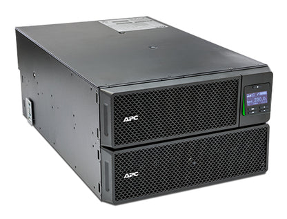 APC Smart-UPS On-Line, 8kVA/8kW, Rackmount 6U, 230V 3:1 and 1:1, 6x C13+4x C19 IEC outlets, Network Card+SmartSlot, Extended runtime, W/ rail kit