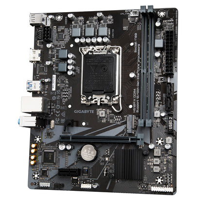 GIGABYTE H610M K DDR4 Motherboard - Supports Intel Core 14th Gen CPUs, up to 3200MHz DDR4, 1xPCIe 3.0 M.2, GbE LAN, USB 3.2 Gen 1