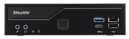 Shuttle Slim PC DH610S , S1700, 1x HDMI, 1x DP , 1x 2.5", 2x M.2, 1x LAN (Intel 1G), 24/7 permanent operation, incl. VESA