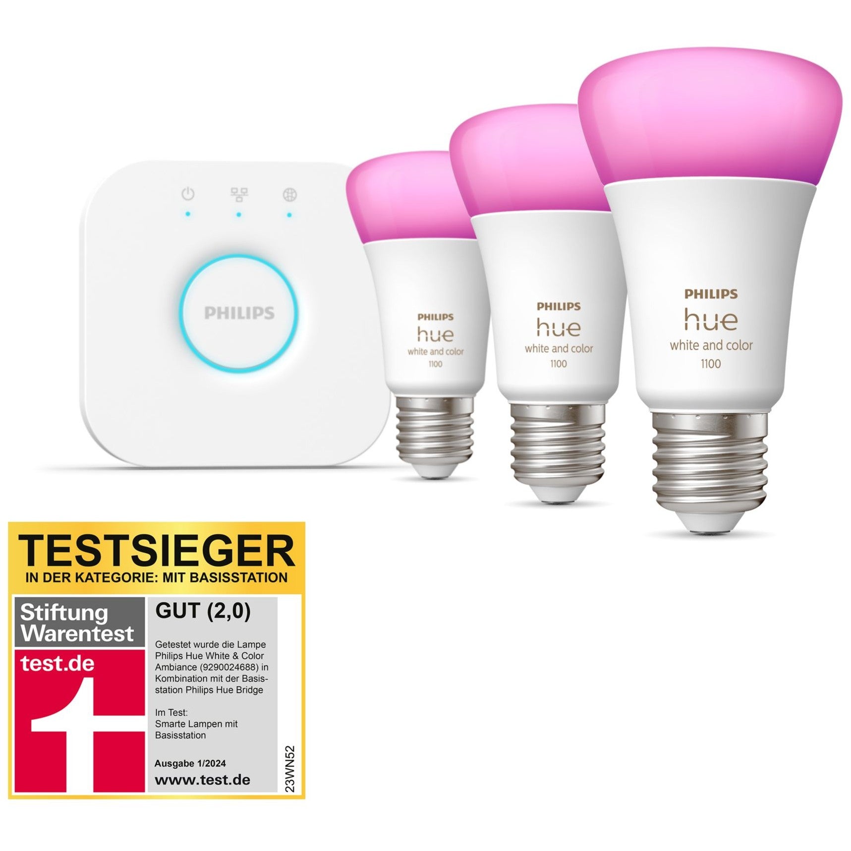 Philips Hue White and colour ambience Starter kit E27