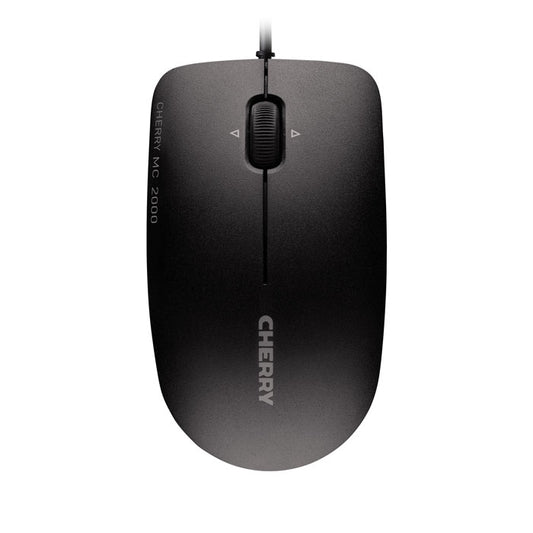 CHERRY MC 2000 Corded Mouse with Tilt Wheel, Black, USB