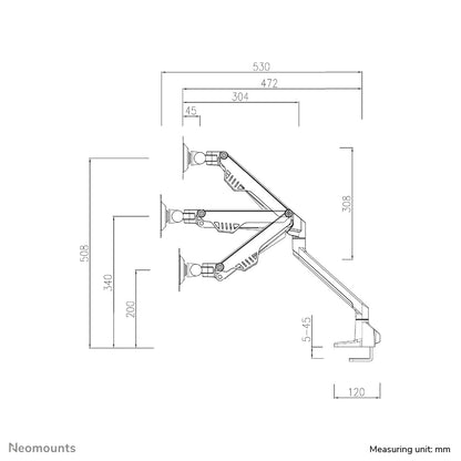 Neomounts desk monitor arm