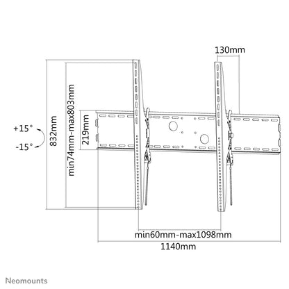 Neomounts tv wall mount