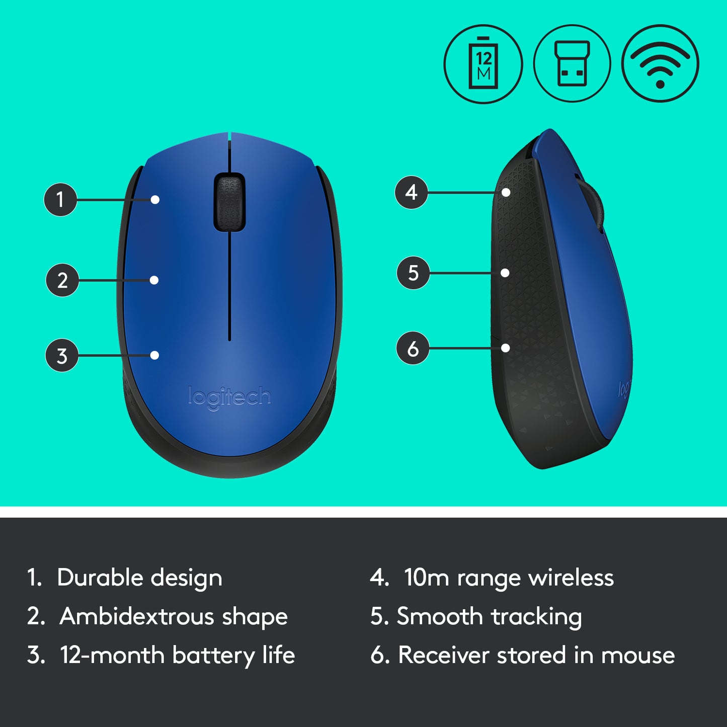 Logitech M170 Wireless Mouse