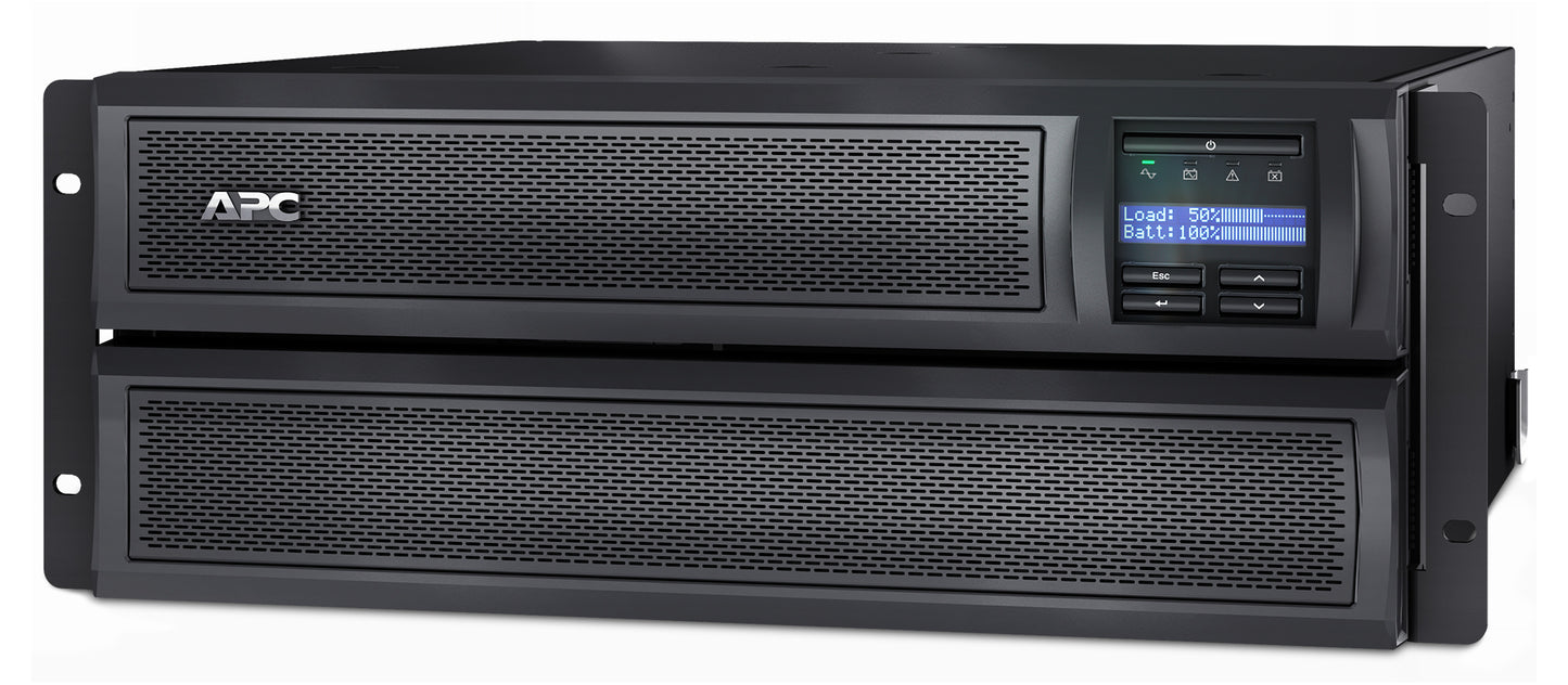 APC Smart-UPS X SMX2200HV - 2200VA, 8x C13 + 2x C19 outlet, USB, expandable runtime, short depth