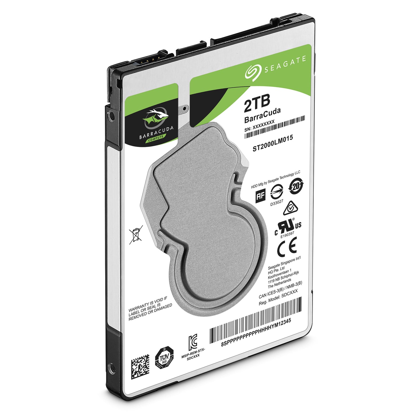 Seagate Barracuda 2.5" internal hard drive 2 TB 5400 RPM 128 MB 2.5" Serial ATA III