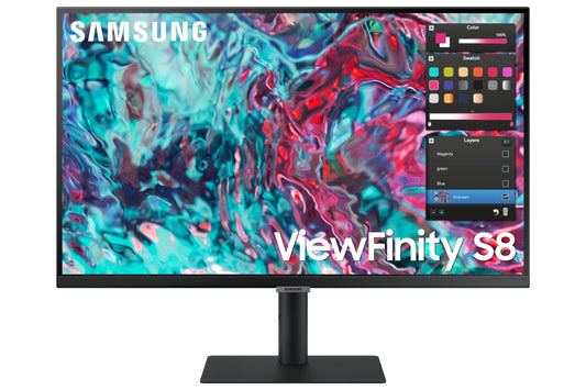 Samsung S80TB LED display 68.6 cm (27") 3840 x 2160 pixels 4K Ultra HD Black