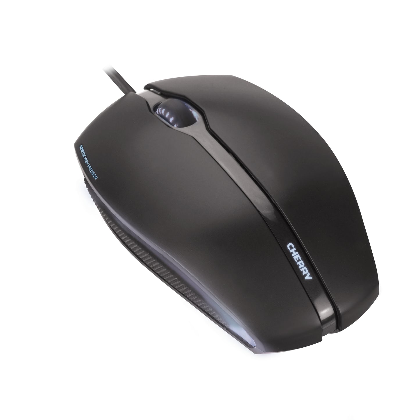 CHERRY GENTIX CORDED ILLUMINATED MOUSE, Black, USB