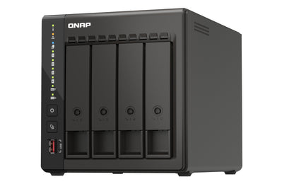 QNAP TS-453E NAS Tower Intel® Celeron® J6412 8 GB 0 TB QNAP QTS Black