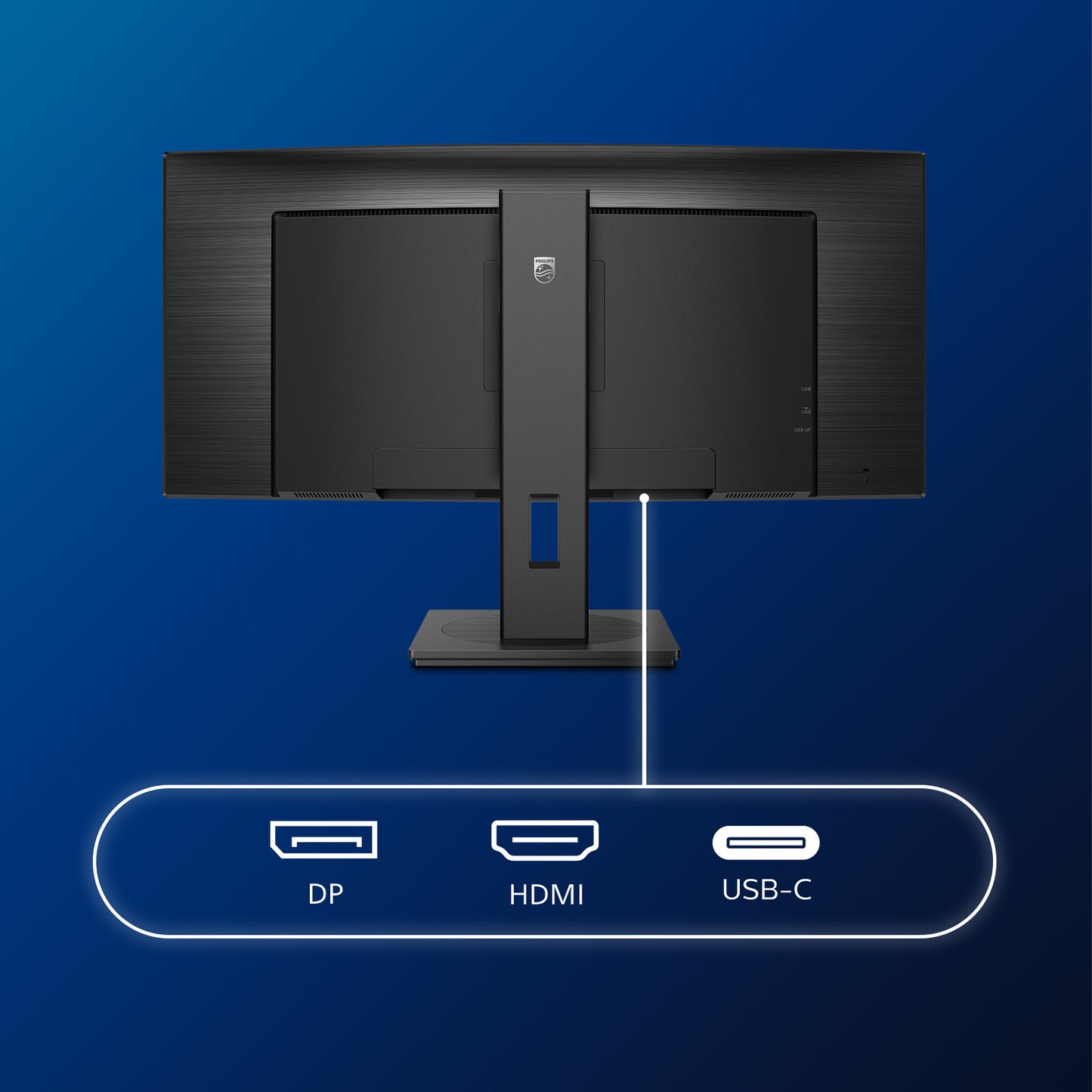 Philips B Line 346B1C/00 computer monitor 86.4 cm (34") 3440 x 1440 pixels Quad HD LCD Black