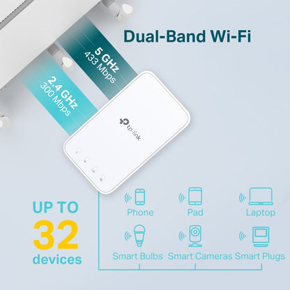 TP-Link RE230 network extender White 10, 100 Mbit/s