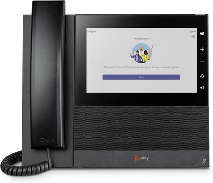 POLY CCX 600 Business Media Phone for Microsoft Teams and PoE-enabled