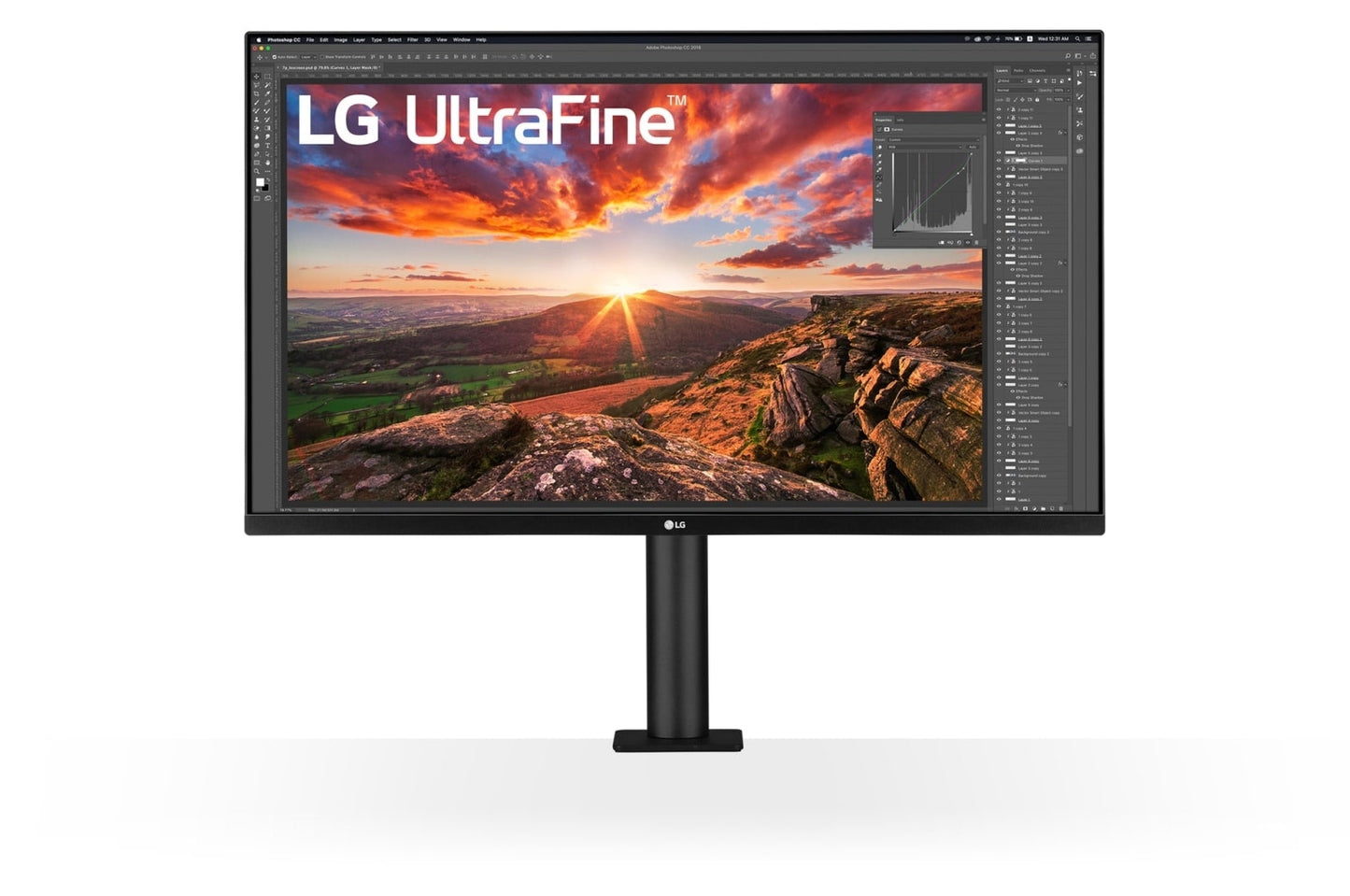 LG 32UN880P-B computer monitor 81.3 cm (32") 3840 x 2160 pixels 4K Ultra HD Black