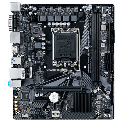 GIGABYTE H610M S2H V2 Motherboard - Supports Intel Core 14th CPUs, 4+1+1 Hybrid Phases Digital VRM, up to 5600MHz DDR5, 1xPCIe 3.0 M.2, GbE LAN, USB 3.2 Gen 1