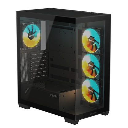 GIGABYTE C500 PANORAMIC STEALTH Midi Tower Black