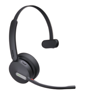 Yealink WH64 Hybrid Mono Teams Headset Wireless Head-band Office/Call center Micro-USB Bluetooth Black