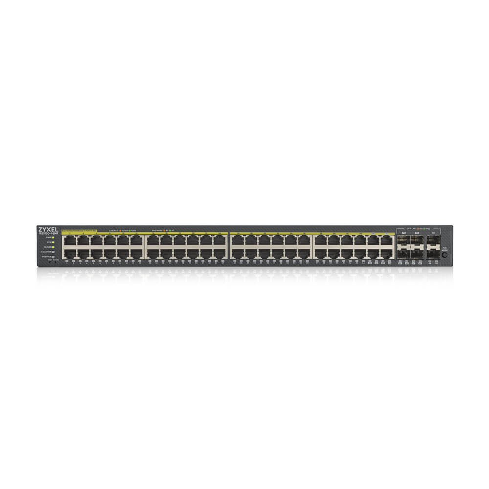 Zyxel GS1920-48HPV2 Managed Gigabit Ethernet (10/100/1000) Power over Ethernet (PoE) Black