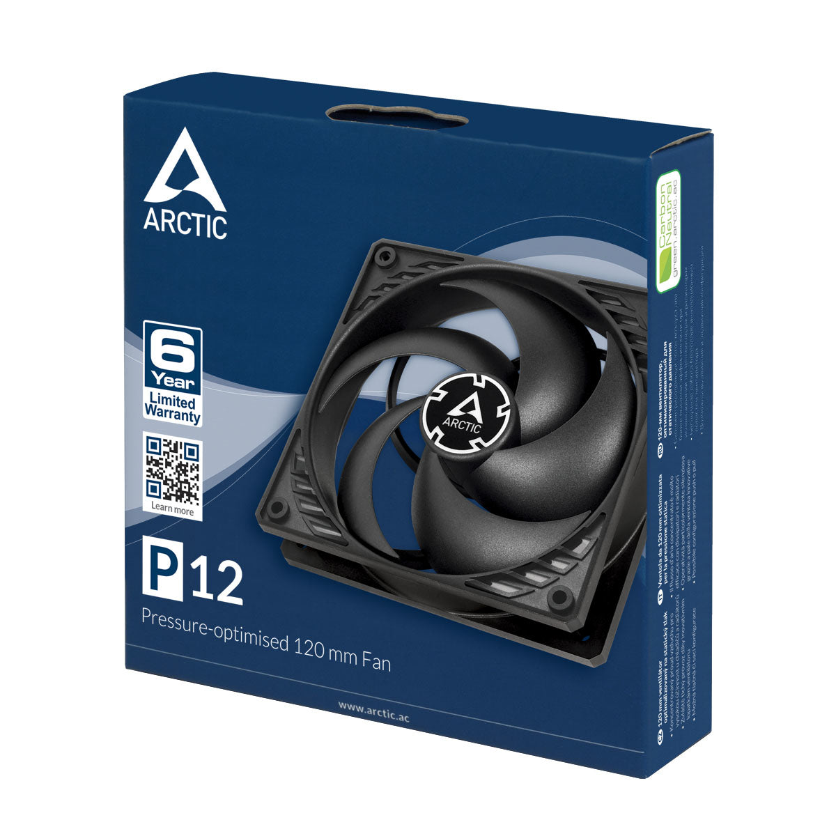 ARCTIC P12 - Pressure-optimised 120 mm Fan