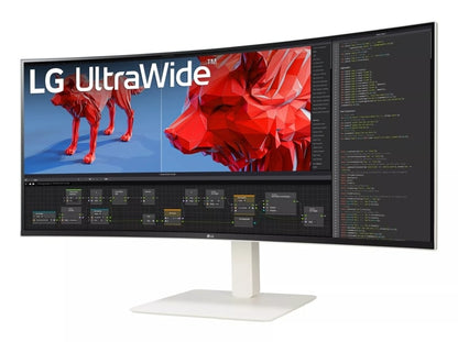 LG 38WR85QC-W computer monitor 96.5 cm (38") 3840 x 1600 pixels UltraWide Quad HD LCD White