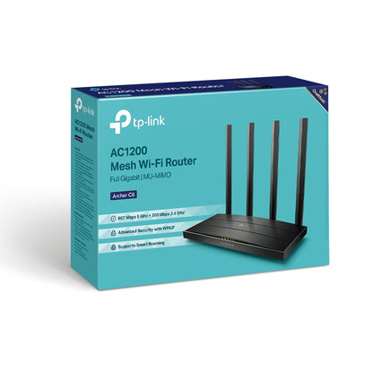 TP-Link Archer C6 wireless router Fast Ethernet Dual-band (2.4 GHz / 5 GHz) White