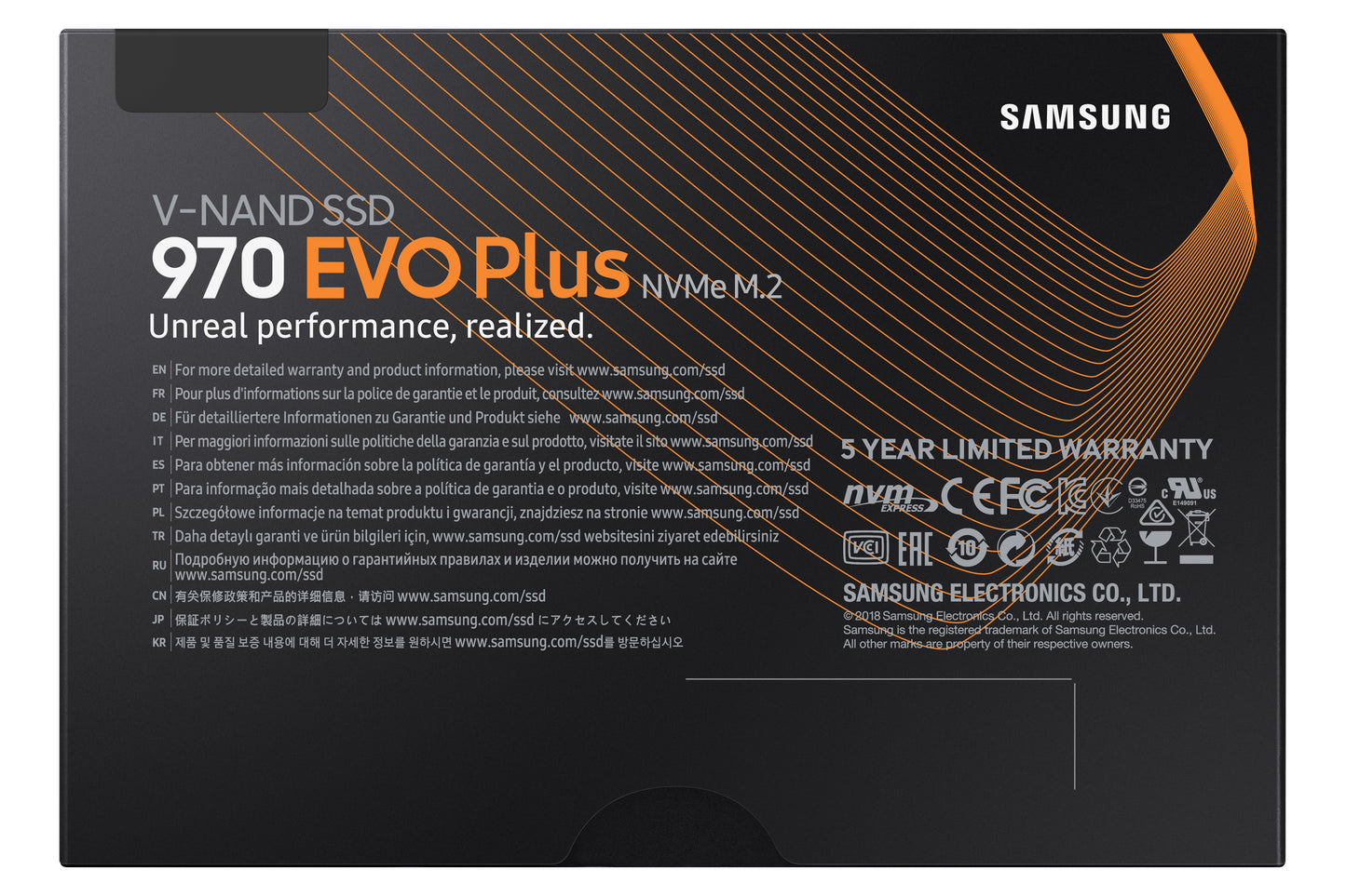 Samsung 970 EVO Plus 500 GB M.2 PCI Express 3.0 NVMe V-NAND MLC