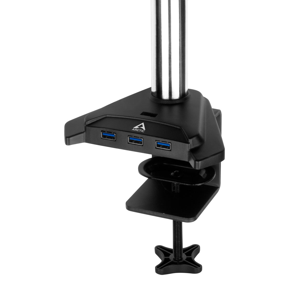 ARCTIC Z3 Pro (Gen 3) - Desk Mount Triple Monitor Arm with USB 3.0 Hub