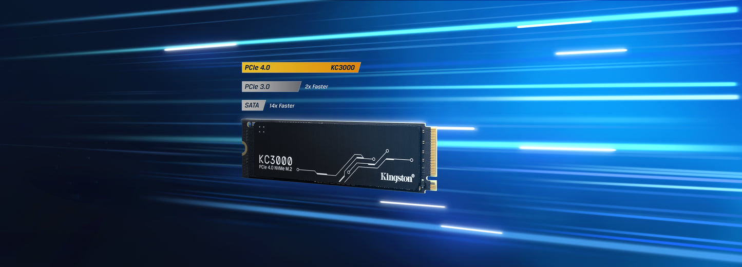 Kingston Technology 512G KC3000 M.2 2280 NVMe SSD