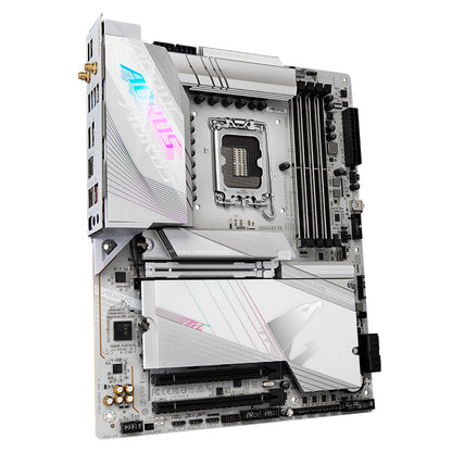 GIGABYTE Z790 AORUS PRO X Motherboard - Supports Intel 14th Gen CPUs, 18+1+2 phases VRM, up to 8266MHz DDR5 (OC), 1xPCIe 5.0 + 4xPCIe 4.0 M.2, Wi-Fi 7, 5GbE LAN, USB 3.2 Gen 2x2