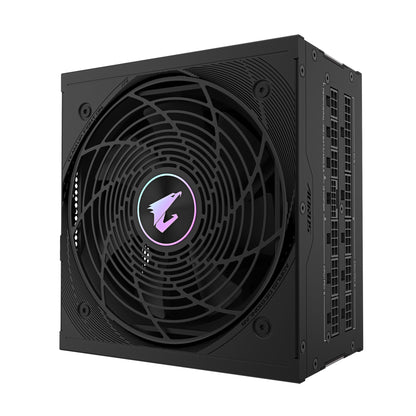 GIGABYTE AORUS ELITE P850W Power Supply - PCIe 5.0, 80 PLUS Platinum, Fully Modular Design, 120mm Fan, ATX 3.0 compatible, EU Plug