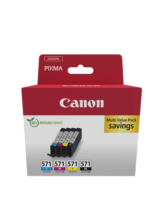 Canon 0386C008 ink cartridge 4 pc(s) Original Black, Cyan, Magenta, Yellow