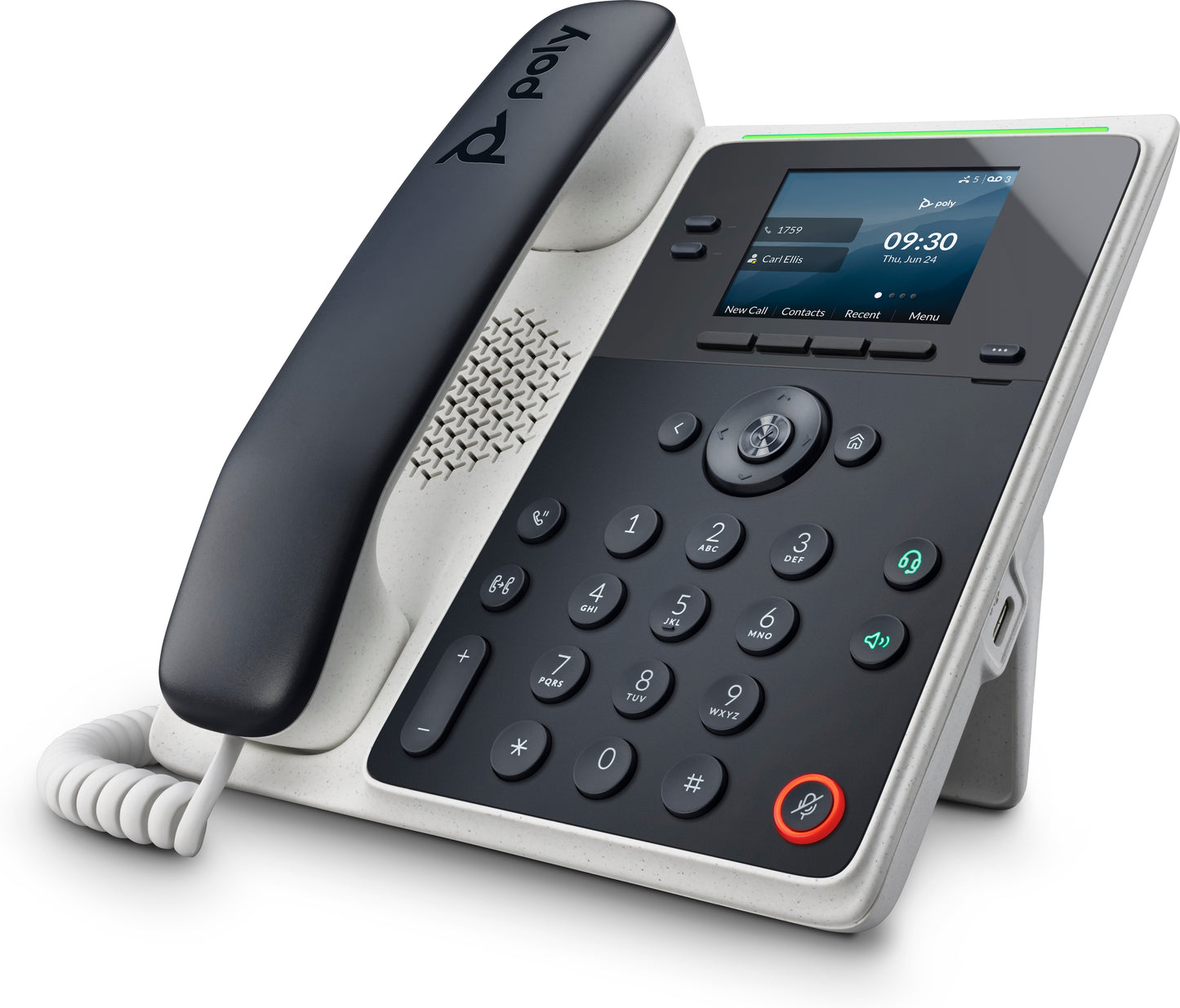 POLY Edge E100 IP Phone and PoE-enabled