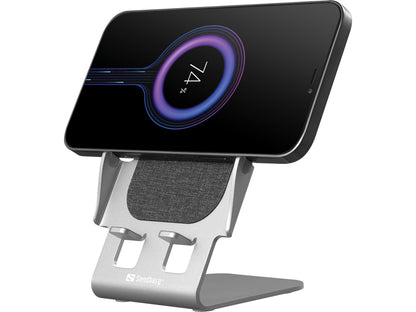 Sandberg Wireless Charger Stand 15W Alu