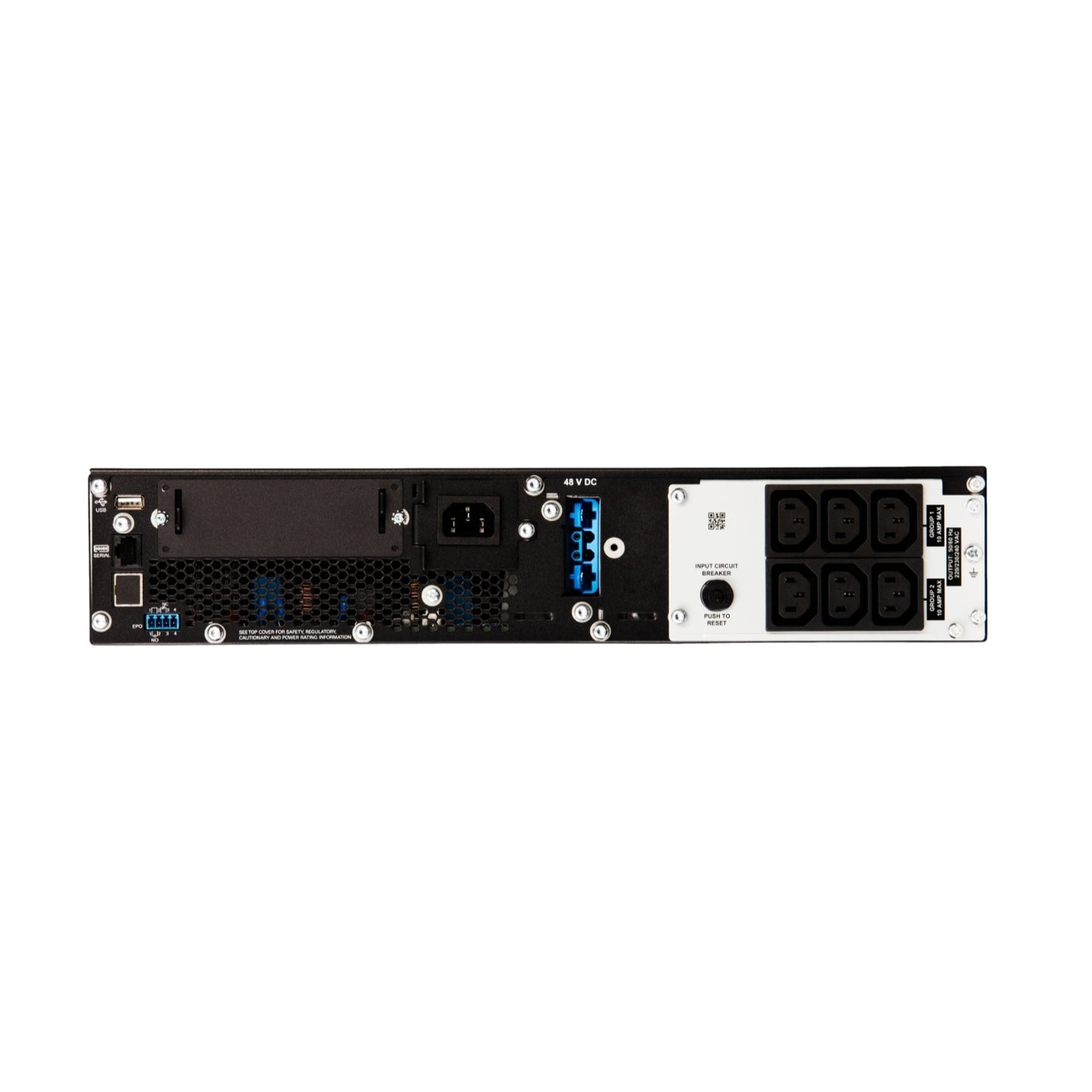 APC Smart-UPS On-Line, 1500VA/1500W, Rackmount 2U, 230V, 6x C13 IEC outlets, SmartSlot, Extended runtime, W/ rail kit