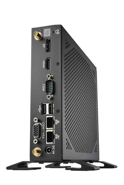 Shuttle XPC slim Barebone DS50U, Intel Celeron 7305, 2x LAN (1x 2.5Gbit ,1x 1Gbit), 1xCOM,1xHDMI,1xDP, 1x VGA, fanless, 24/7 permanent operation