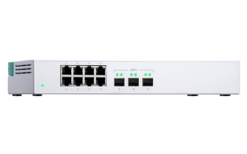 QNAP QSW-308S network switch Unmanaged Gigabit Ethernet (10/100/1000) White