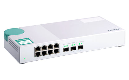 QNAP QSW-308S network switch Unmanaged Gigabit Ethernet (10/100/1000) White