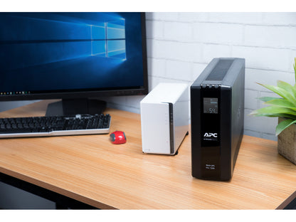 APC Back-UPS Pro, 1300VA/780W, Tower, 230V, 8x IEC C13 outlets, AVR, LCD, User Replaceable Battery