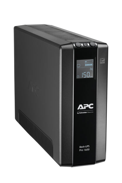 APC Back-UPS Pro, 1600VA/960W, Tower, 230V, 8x IEC C13 outlets, AVR, LCD, User Replaceable Battery