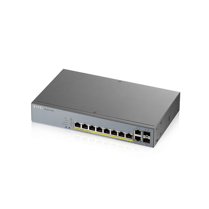 Zyxel GS1350-12HP-EU0101F network switch Managed L2 Gigabit Ethernet (10/100/1000) Power over Ethernet (PoE) Grey