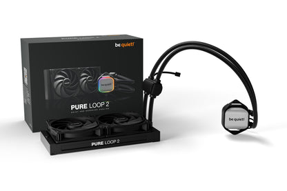 be quiet! Pure Loop 2 | 240mm Processor All-in-one liquid cooler 12 cm Black 1 pc(s)