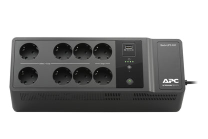 APC Back-UPS 650VA 230V 1 USB charging port - (Offline-) USV uninterruptible power supply (UPS) Standby (Offline) 0.65 kVA 400 W 8 AC outlet(s)