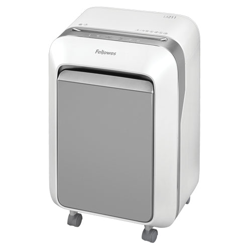 Fellowes LX Series Powershred LX21 paper shredder Micro-cut shredding Grey, White