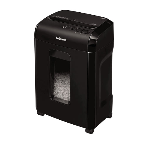 Fellowes Powershred 10M paper shredder Micro-cut shredding Black