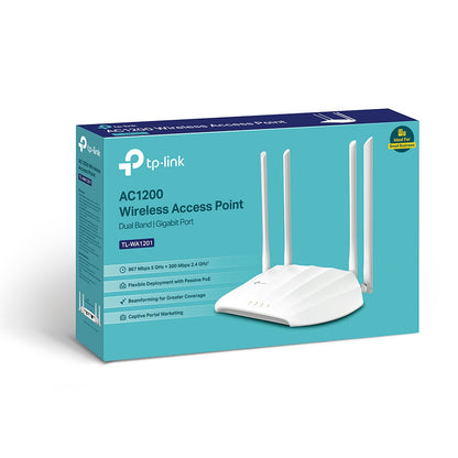 TP-Link TL-WA1201 wireless access point 867 Mbit/s White Power over Ethernet (PoE)