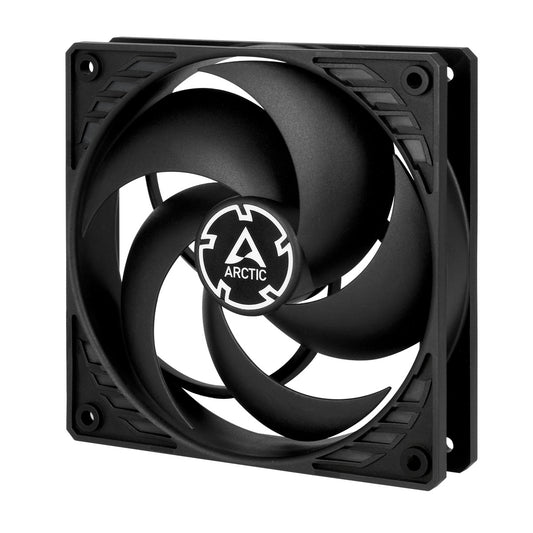 ARCTIC P12 PWM PST (Black/Black) Pressure-optimised 120 mm Fan with PWM PST